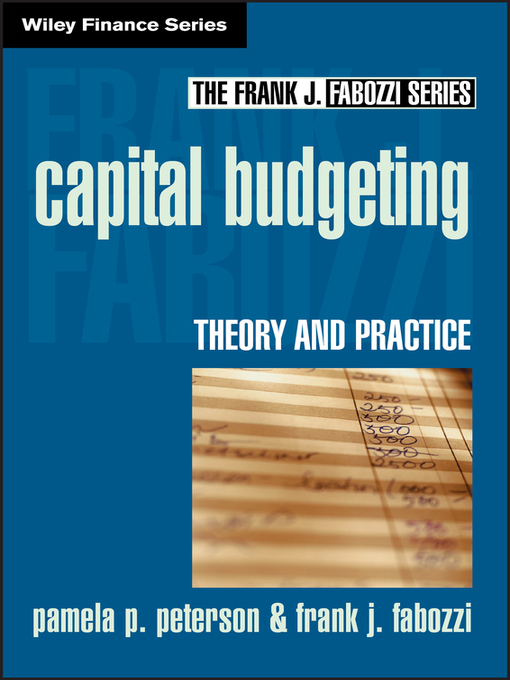 Title details for Capital Budgeting by Pamela P. Peterson - Available